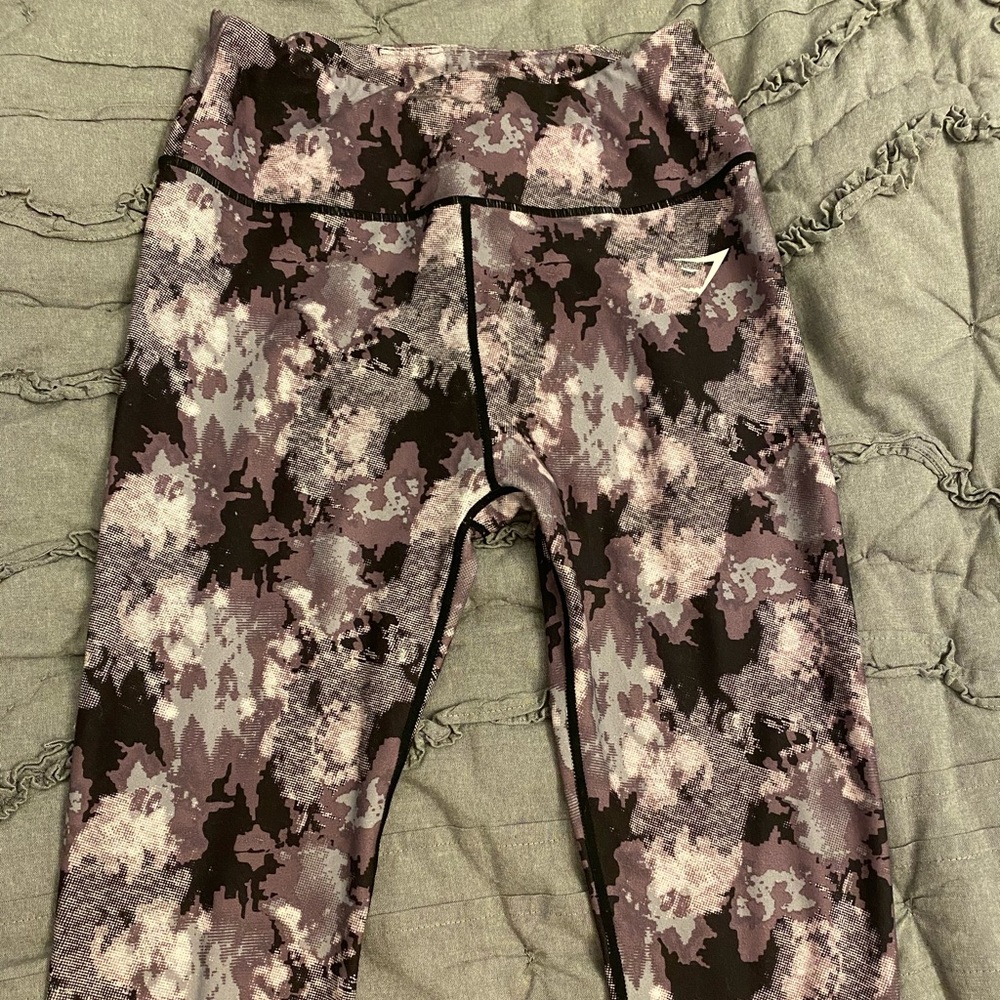 Gymshark Purple Camo Legging